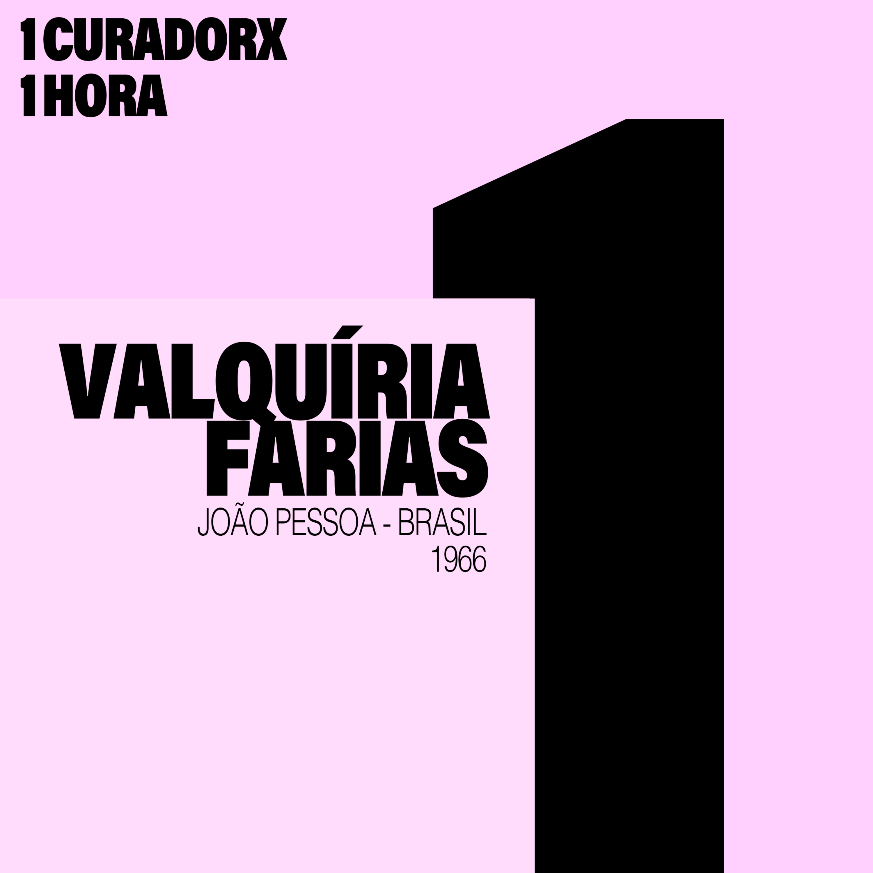 1 curadorx, 1 hora