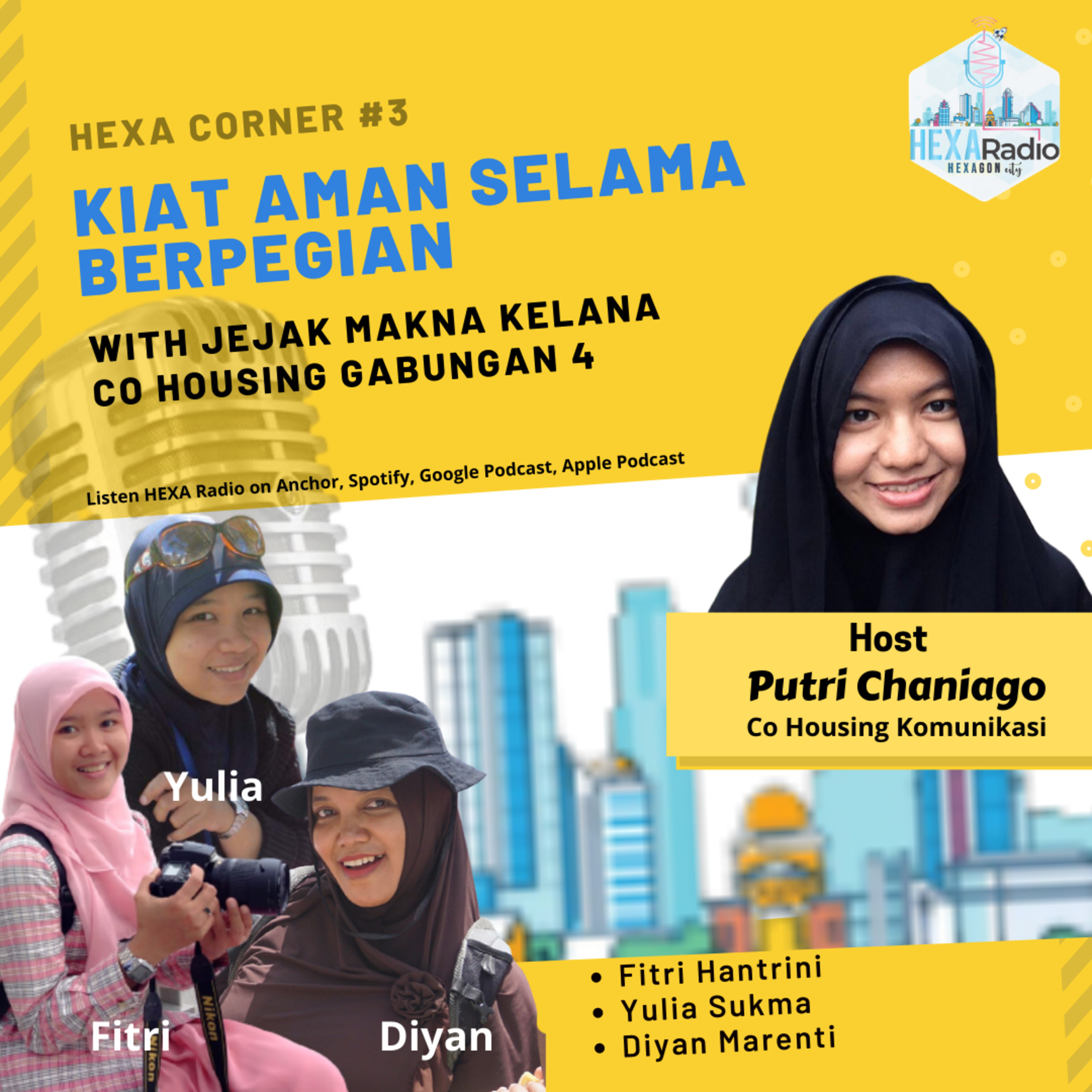 Hexa Corner #3 - Kiat Aman Berpergian (Host by Putri Chaniago)  episode artwork