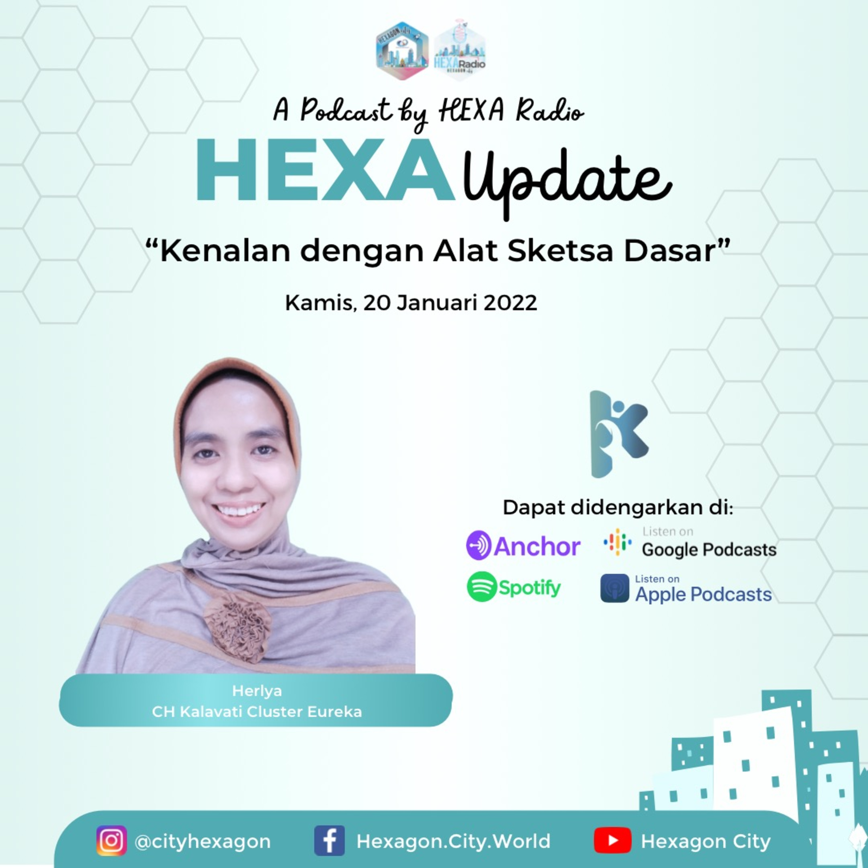 Hexa Update 2.0#9 - CH Kalavati - Berkenalan Dengan Alat Sketsa Dasar episode artwork