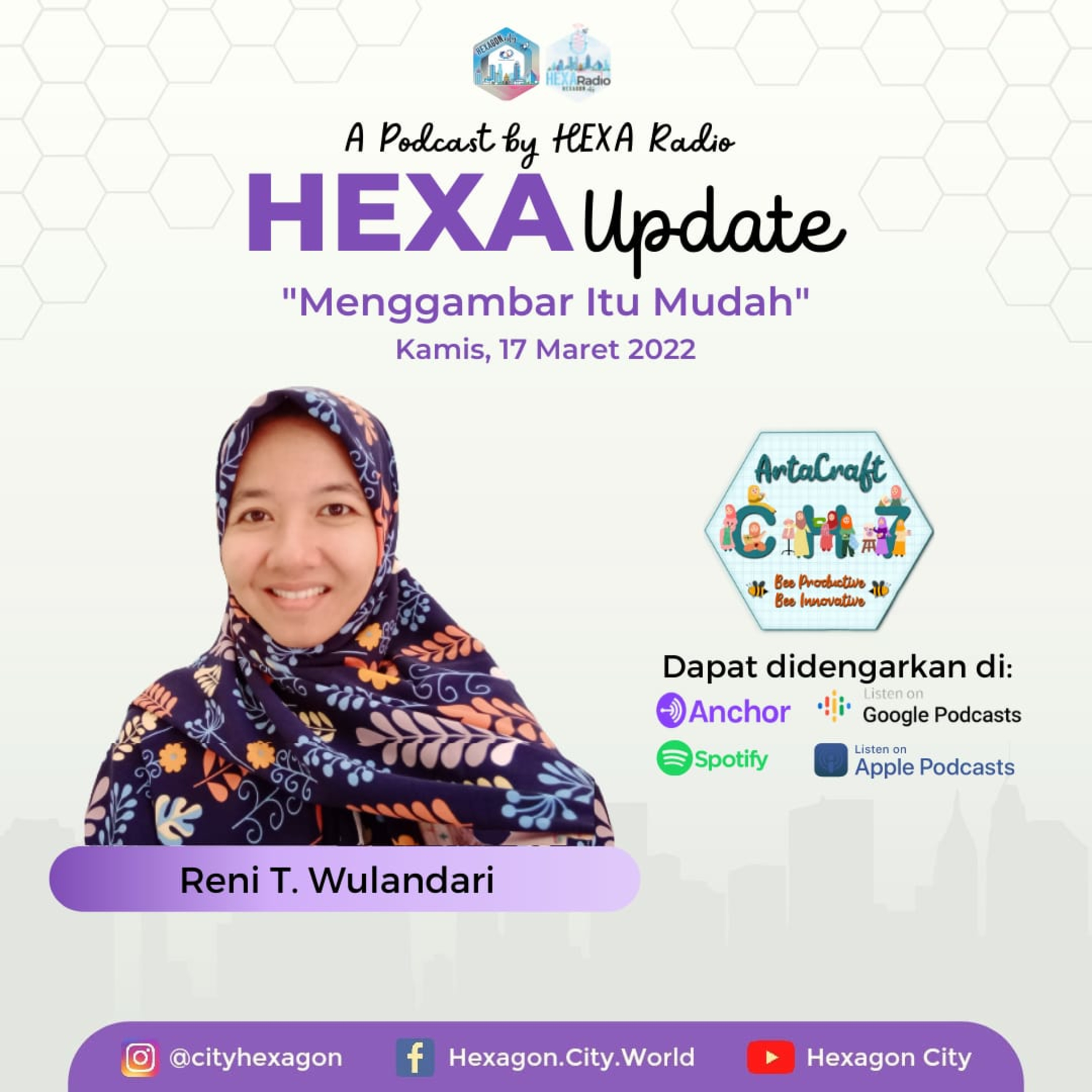 Hexa Update 2.0#16 - Menggambar Itu Mudah - CH Artacraft episode artwork