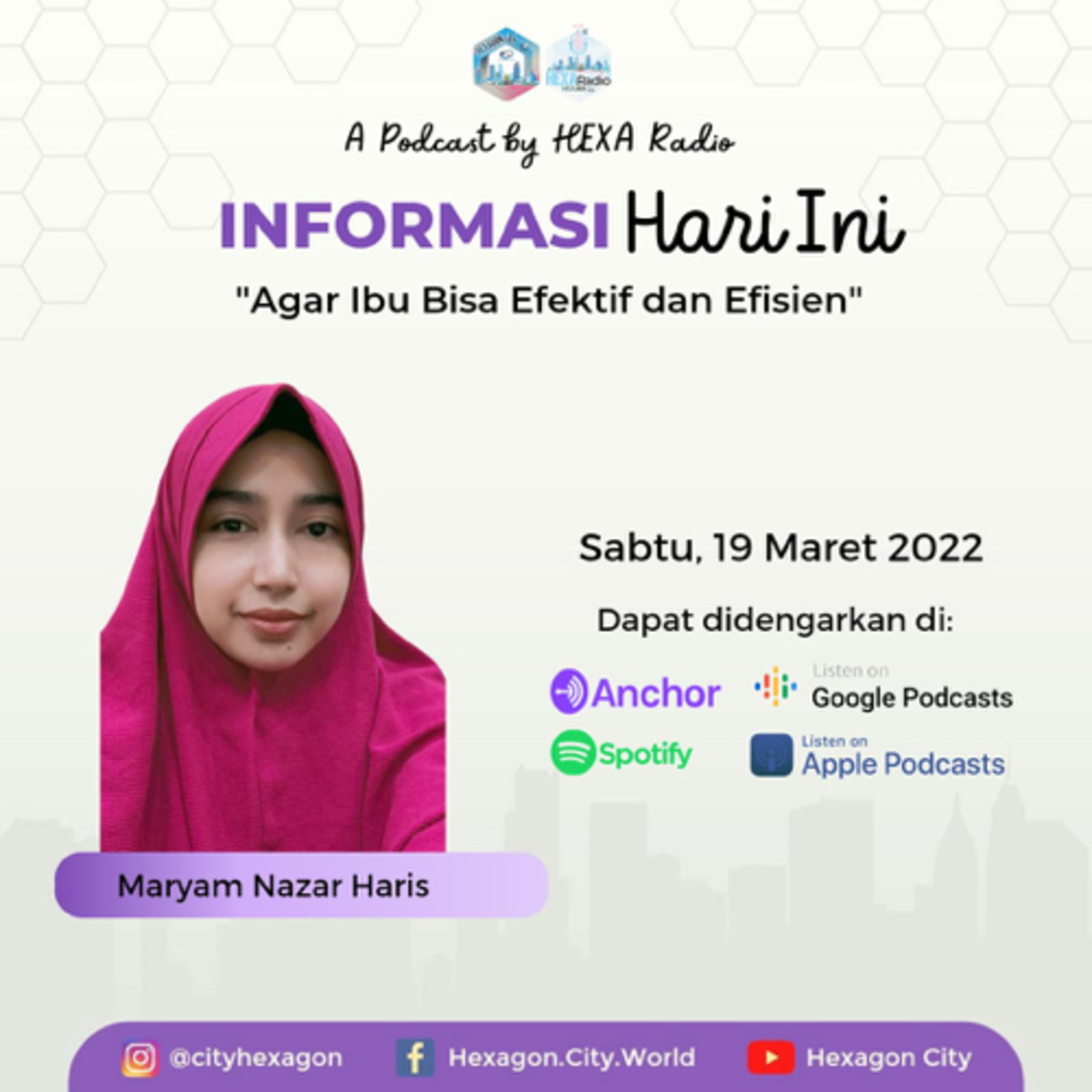 Informasi Hari ini Episode #16: Agar Ibu Efektif dan Efisien episode artwork