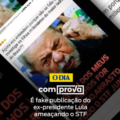 É fake publicação do ex-presidente Lula ameaçando o STF episode artwork