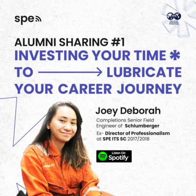 Alumni Sharing #1 "Investing Your Time To Lubricate Your Career Journey" Alumni Sharing #1 "Investing Your Time To Lubricate Your Career Journey"