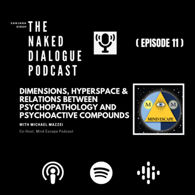 TND EP#11: Michael Mazzei, Mind Escape Podcast | Dimensions, Hyperspace & Relations Between Psychopathology and Psychoactive Compounds