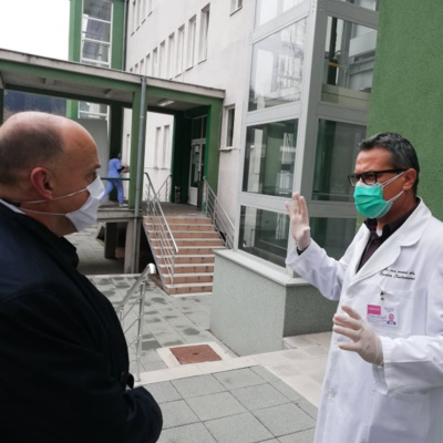 U radnoj posjeti Olovu i Domu zdravlja Olovo boravio ministar zdravstva u vladi ZDK dr. Adnan Jupić