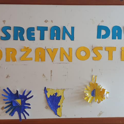 Obilježavanje Dana državnosti u jednoj od osnovnih škola u Olovu,iz arhiva