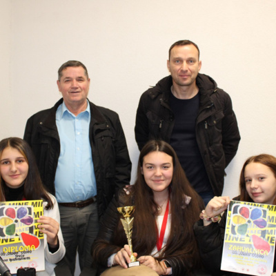 Ekipa OŠ”Olovo”osvojila bronzanu medalju i pehar na kantonalnom takmičenju CK ZDK “MISLI MINE”