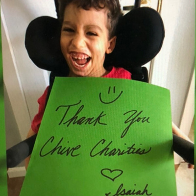 Chive Charities helps children diagnosed with a rare genetic syndrome.