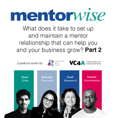 𝗠𝗲𝗻𝘁𝗼𝗿𝘸𝘪𝘴𝘦 S1E7: What does it take to set up and maintain a mentor relationship that can help you and your business grow? Part 2