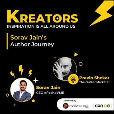 Sorav Jain's Author Journey | Kreators S1E1 