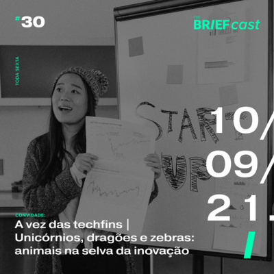 The BRIEFcast - 10.09.21 - Ascensão das techfins | Unicórnios, dragões, zebras e a selva da inovação | Óculos do Face | Google investigado (Ep 30)