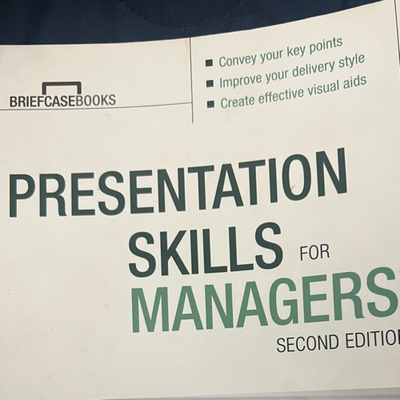 Presentation Skills for Managers 8