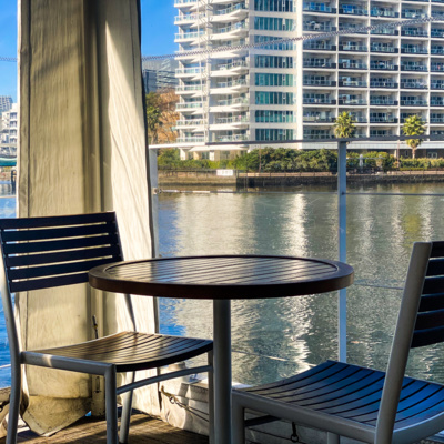 天王洲アイル 運河を眺めながら 見晴らし最高のカフェで朝活 By ラジコスの やっぱ好きだわ東京