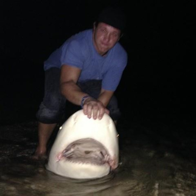 Joshua Leeman Land Based Shark Fishing