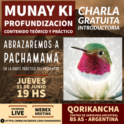 MUNAY KI PROFUNDIZACION - Charla Introductoria y Meditacion - 11 de Junio 2020