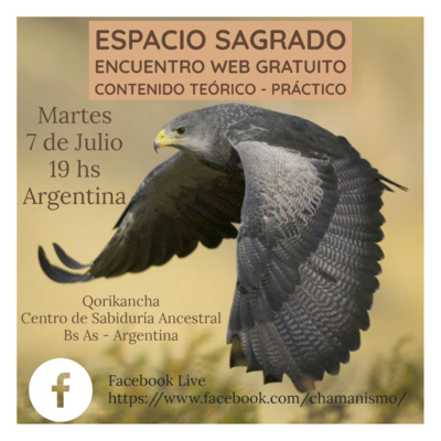 Encuentro Web Gratuito Espacio Sagrado - Teoria y Practica - Martes 7 de Julio 2020 - 19 hs Argentina 