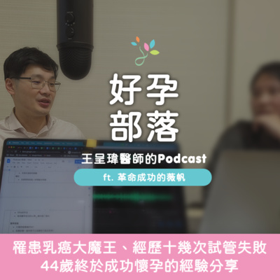 罹患乳癌大魔王、經歷十幾次試管失敗 44歲終於懷孕 ft. 革命成功的薇帆|好孕部落第二季 Ep. 18