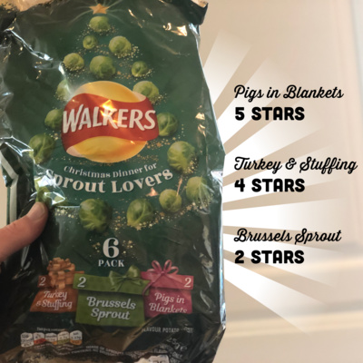 Walkers Spout Lovers Potato Chips - Turkey and Stuffing, Pigs in a Blanket, and Brussel Sprout episode artwork