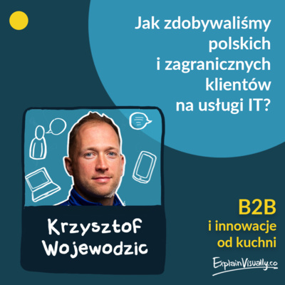 Jak zdobywaliśmy polskich i zagranicznych klientów na usługi IT? Opowiada Krzysztof Wojewodzic