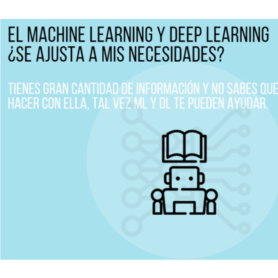 Machine Learning y Deep Learning ¿Se Ajusta a mis necesidades?