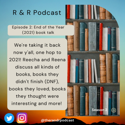 End of the year (2021) booktalk episode artwork