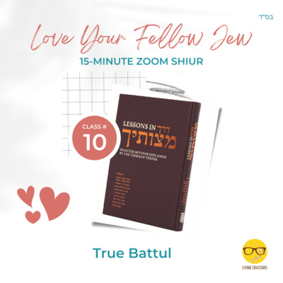 Love Your Fellow Jew - What is the Biggest Expression of Ourselves? Class 10 episode artwork