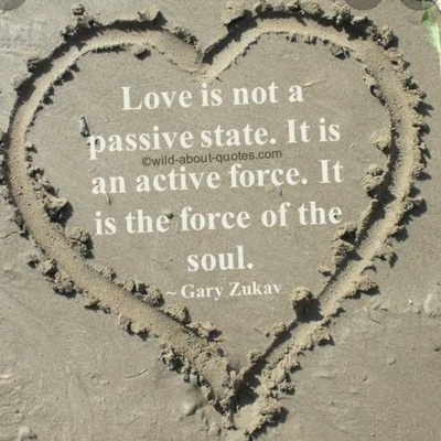 Love is not always passive