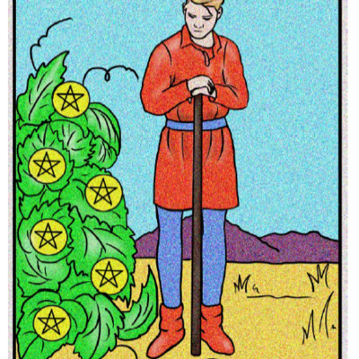 Today's Daily Card Perspective - 7 Of Pentacles