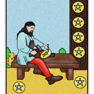 Today's Daily Card - 8 Of Pentacles