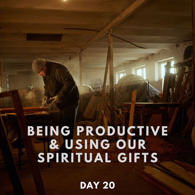 DAY 20 90 DAY PRAYER CHALLENGE: BEING PRODUCTIVE & USING OUR SPIRITUAL GIFTS