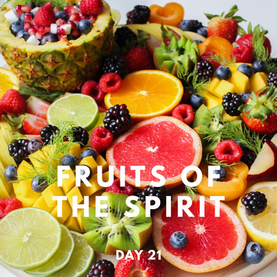 Day 21 90 DAY PRAYER CHALLENGE: FRUITS OF THE SPIRIT