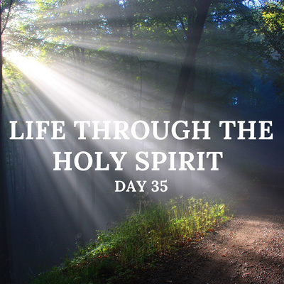 DAY 35 90 DAY PRAYER CHALLENGE: LIFE THROUGH THE HOLY SPIRIT