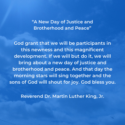 Walk like Dr. King, Welcome 2021!