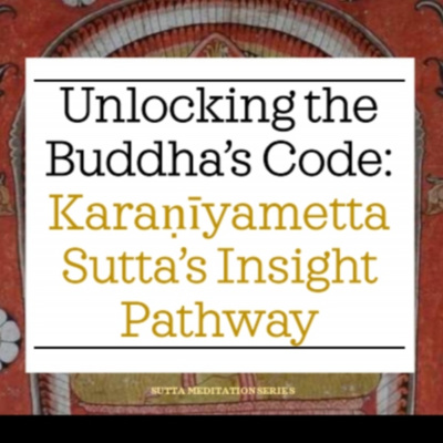 UNLOCKING THE BUDDHA'S CODE - Karaniyametta Sutta's Insight Pathway -  Part 3 episode artwork