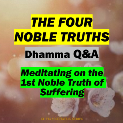 HOW DO WE MEDITATE ON THE 1st NOBLE TRUTH OF SUFFERING? - Dhamma Q&A  episode artwork