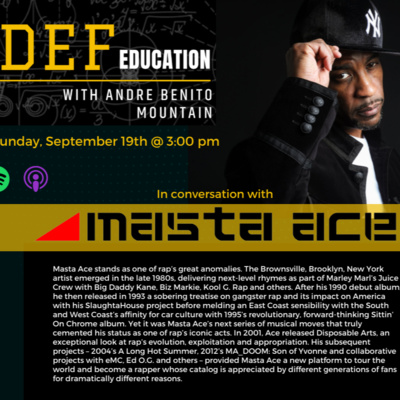 DEF-EDucation Episode 16 Masta Ace