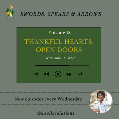 Thankful hearts. Open doors.