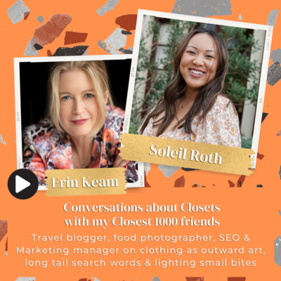 Soleil Roth, travel blogger, food photographer, SEO & Marketing Manager on clothing as outward art, long tail search words and lighting small bites. 
