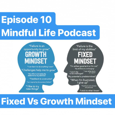 Episode #10 Mindful Life Podcast, Fixed Mindset Vs Growth Mindset 