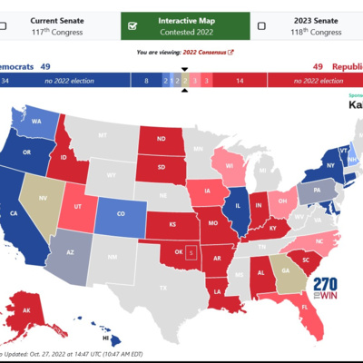 Where The Midterm Races Stand, One Week Out