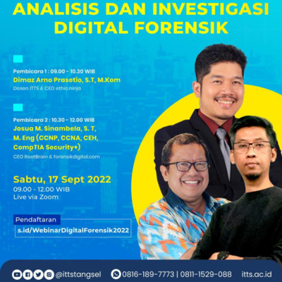 ITTS EP 17 : Analisis dan Investigasi Digital Forensik