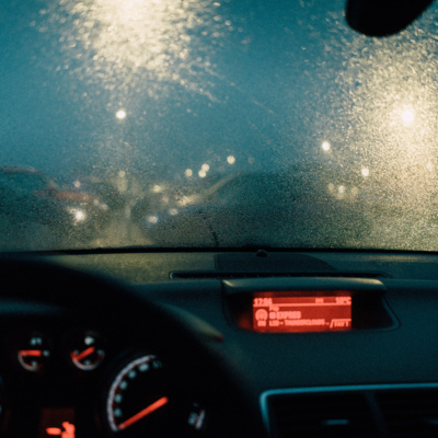 Late Night Drive Ambiance (Asmr Rain on Glass & Car Sounds)