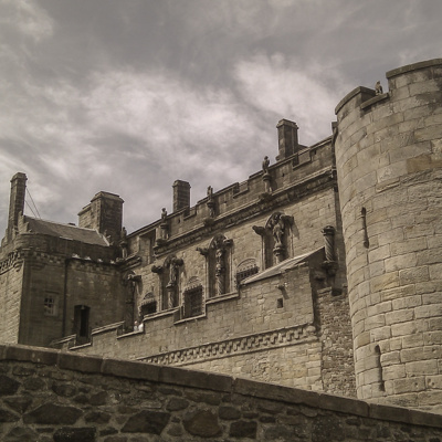 Dark Castle During a Thunderstorm Ambiance (Distant Rain & Fire Crackling Asmr)