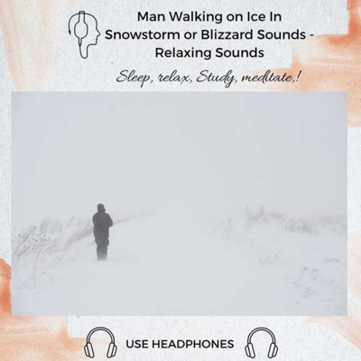 47. Walking on Ice in a Snow Storm during Winter - Blizzard Sounds | Sleep Sounds, Focus Sounds, Mediatation episode artwork