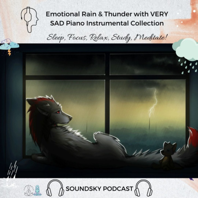 80. Pure Rain & Thunder with SAD Piano Instrumental Collection| Study, Cry, Sleep, Meditate episode artwork