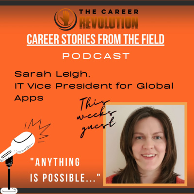 Episode #3. Meet Sarah Leigh - From Maths, to Analyst to IT Director (not to mention 3 children) 