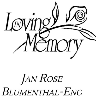 The Memorial Service for Jan Rose Blumenthal-Eng episode artwork