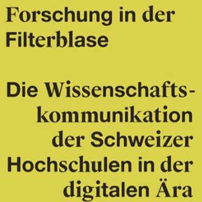 cliocast #11: Urs Hafner: Forschung in der Filterblase. Die Wissenschaftskommunikation der Schweizer Hochschulen in der digitalen Ära