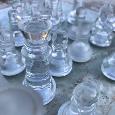 Bonus episode. Me and my kid playing chess in the backyard.