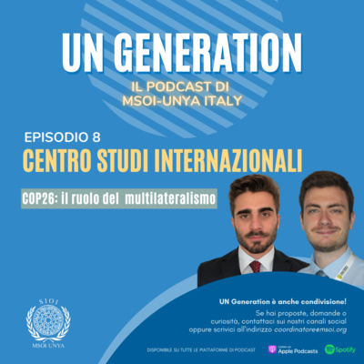 EP. 8 | Centro Studi Internazionali - COP26: il ruolo del multilateralismo